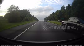 Distracted Driver Fails to Slow