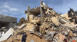 Gaza Tower Blocks Left In Ruins