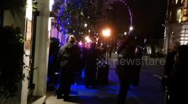 Phoebe Waller Bridge and James Corden arrives at Cabaret Gala Night