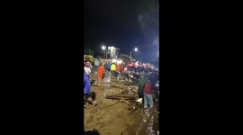 Flash floods hit a number of areas in Palopo City, Indonesia