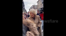 UK: Endearing Moment Queen Camilla Obliges To Selfie Request From 11-Year-Old Boy