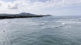 Passing the Breakwater at Puerto Plata, DR on a Large Cruise Ship