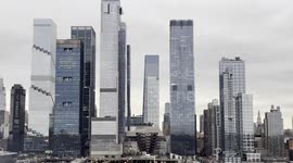 Sailing by Hudson Yards on a Cruise Ship departing from Manhattan Cruise Terminal