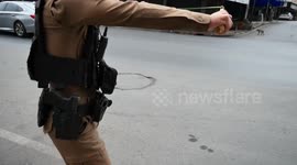 Thai police issued with SLINGSHOTS to tackle crazed wild monkeys