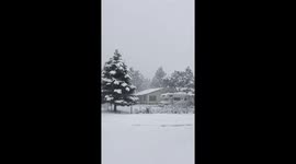 Easter weekend storm hits Southern California  Mountains