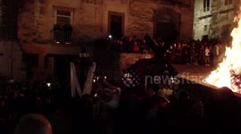 Religious statue depicting Jesus during the Good Friday procession in Sessa Aurunca.