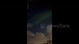 Norway: Northern Lights Spotted Over Night Sky In Tromso