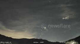 Spectacular Celestial Show Lights Up Night Sky Above Alicante, Spain