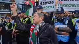 'I fully support Hamas' proclaims man at pro-Palestine march in London