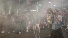 Israel: Anti-Government Protesters Block Ayalon Highway In Tel Aviv