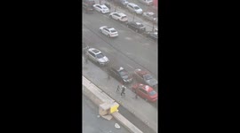 Chinese dad engages in dance with daughter after picking up her from school