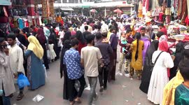Markets, malls in Bangladesh bustling ahead of Eid festival