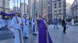 Good Friday celebration takes place in Sao Paulo, Brazil