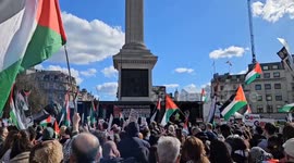 UK: Over 200,000 People Join London Demonstration Calling For Gaza Ceasefire 4