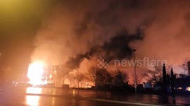 US: Massive Fire Guts Building Under Construction In Prescott Valley, AZ 3