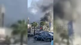Iran Embassy Flattened in Damascus, Syria