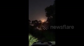 US: Falcon 9 Streaks Across Night Sky As SpaceX Launches 23 Starlink Satellites 2