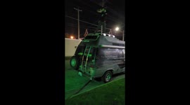 Guy Attempts to Cartwheel Off of a Van