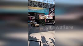 Climate activists target car show in New York