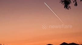 SpaceX Falcon 9 Rocket Carrying Starlink Satellites Launches From California