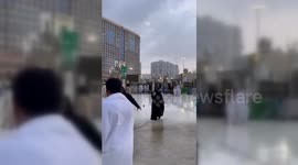 Heavy Rain Hits Mecca, Saudi Arabia