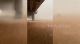 Rain Drenches Saudi's Riyadh Province