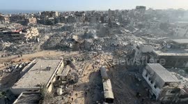 Drone footage of al-Shifa hospital in ruins following Israel's 2-week raid