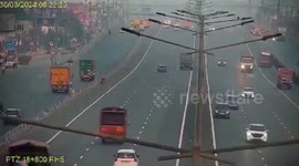 Driver and two pupils killed when school van hits truck in India
