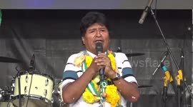 Evo Morales reiterates that he will be a presidential candidate in 2025 in Santa Cruz de la Sierra, Bolivia