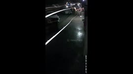 Monkeys attack schoolboy outside restaurant in Thailand