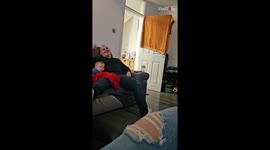Little boy looks for the missing phone that wasn't really missing