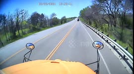 Fatal School Bus Accident Captured in Hays County, TX, USA