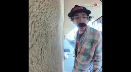 Chase and catch: Man's triumph over a fleeing pup