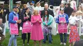 First Lady, Jill Biden at 2024 White House Easter Egg Roll.
