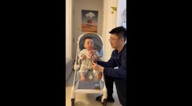 Smart baby unveils father's clever bubble tea medicine trick in China