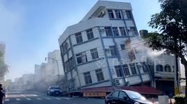 Dramatic escape captures as building tilt during Taiwan’s 7.3 magnitude earthquake
