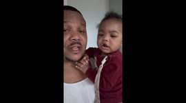 Dad reflects upon the laughter of his baby girl in her mom's presence