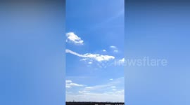 Ukrainian Strela-10 air defence system destroys Russian Orlan-10 reconnaissance UAV