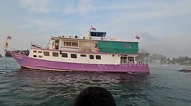 Diving boat engulfed in flames in southern Thailand