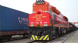 China's Qingdao launches new freight train to Moscow