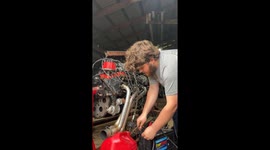 Battery Explodes While Trying to Start Motor