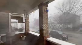 US: Severe Storms Lash Ohio Causing Damage