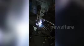 Shocking! Leopard attacks man after straying into residential area in northern India, rescued