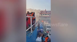 Tourist leap into water when ferry catches off Thai 'Death Island' Koh Tao