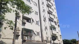Taiwan: Footage Shows Large Cracks On High-Rise Apartment Building In Hualien After Quake