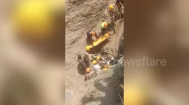 Boy, 1, rescued after falling into open borewell in south India