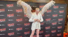 Brendan De La Hay on the red carpet at the Grease opening night in Sydney, Australia