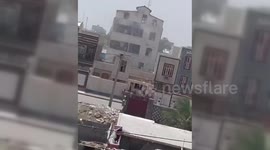 Continuing conflict and the sound of explosions in Chabahar, Iran