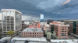 US: Stunning Time-Lapse Of Storm Rolling Into Idaho