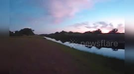 Sheriff's Deputy Rescues Woman from Canal in Lehigh Acres, USA